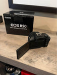 Canon EOS R50 Mirrorless Camera With RF-S 18-45mm IS STM Lens Kit