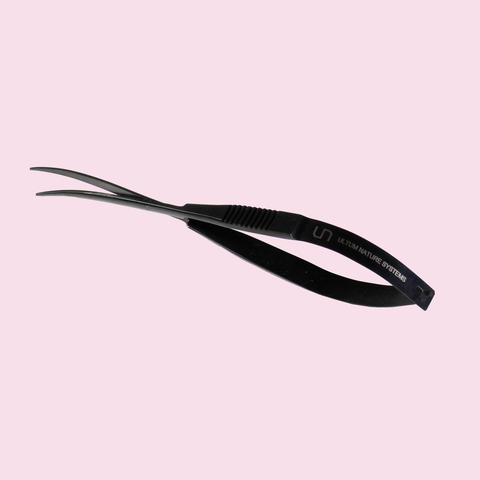 UNS Black Plasma Spring Curved Scissors